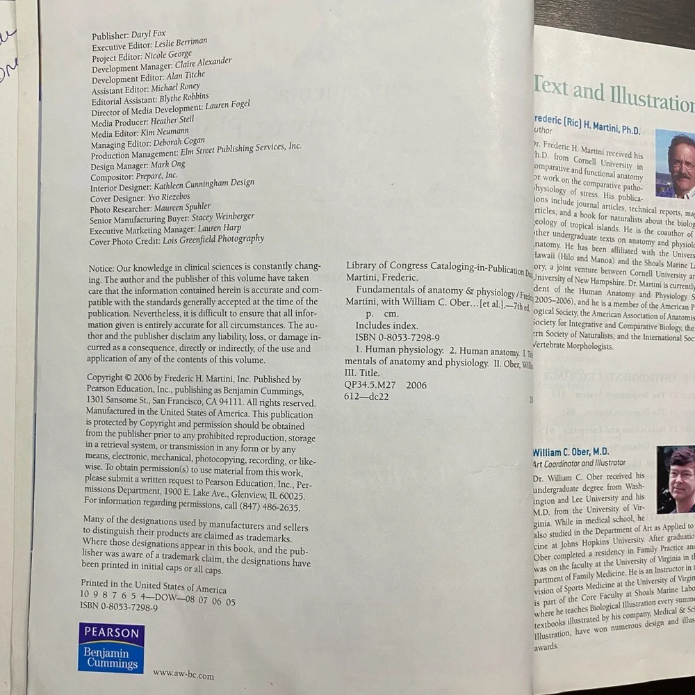 🔬 College Textbook Fundamentals of Anatomy and Physiology 7th Addition - Picture 5 of 16
